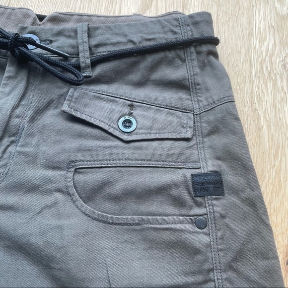 G-STAR ARMY  GREEN SHORTS - 25 - Picture 4 of 16